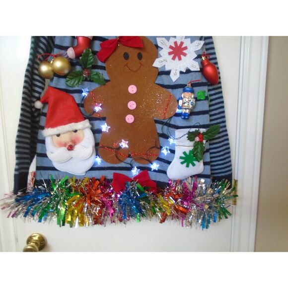 Ugly Christmas Sweater Parties plus size 22 XXXL Ugly tacky xmas sweater NEW - Picture 3 of 5